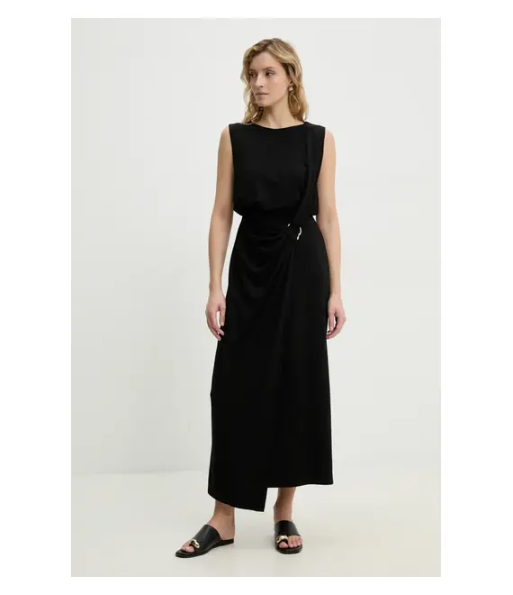 Φόρεμα Answear Lab χρώμα: μαύρο