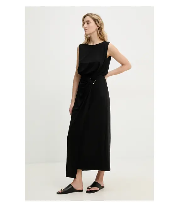 Φόρεμα Answear Lab χρώμα: μαύρο
