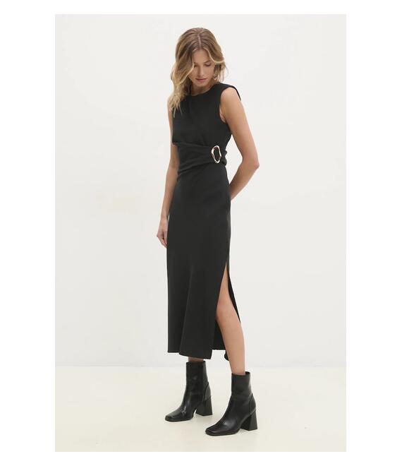 Φόρεμα Answear Lab χρώμα: μαύρο