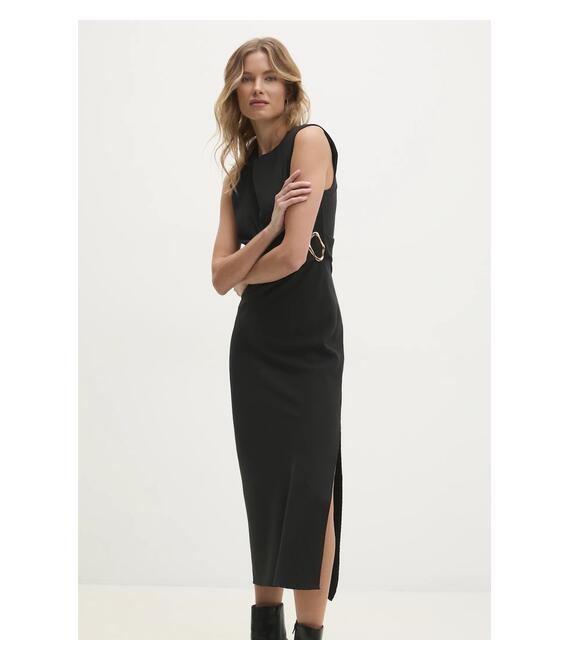 Φόρεμα Answear Lab χρώμα: μαύρο