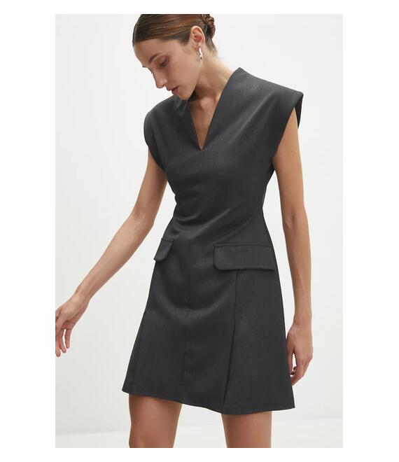 Φόρεμα Answear Lab χρώμα: γκρι