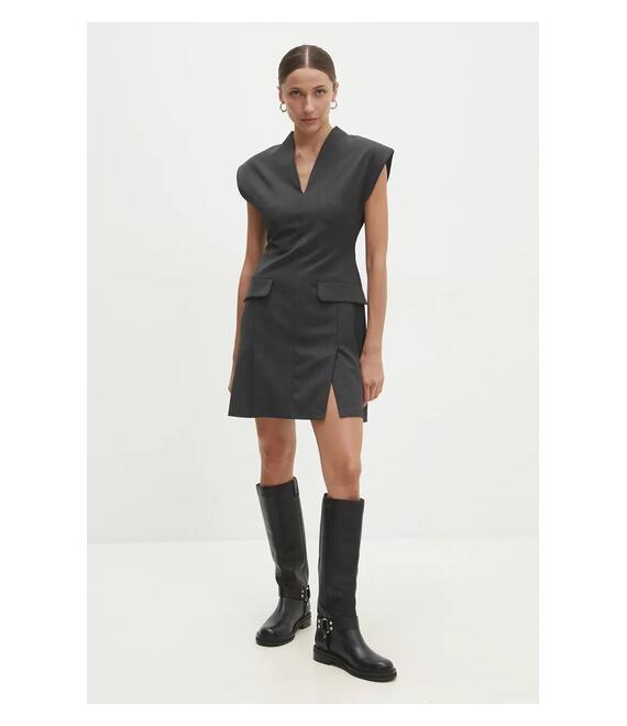 Φόρεμα Answear Lab χρώμα: γκρι
