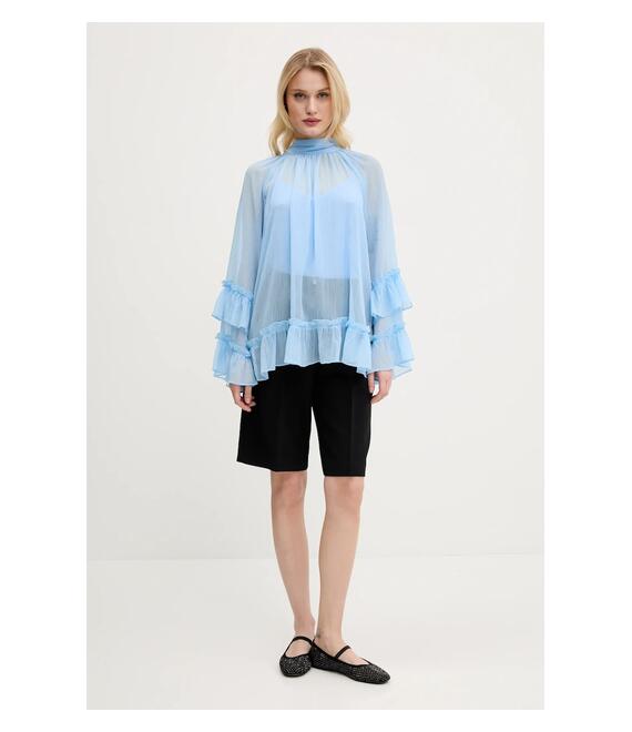 Σορτς Blugirl Blumarine χρώμα: μαύρο, RA5156.T2968