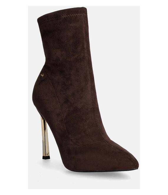 Μποτάκια GOE χρώμα: καφέ, OO2N4220 BROWN