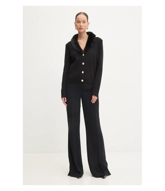 Πλεκτή ζακέτα Blugirl Blumarine χρώμα: μαύρο, RF4019.MAB01