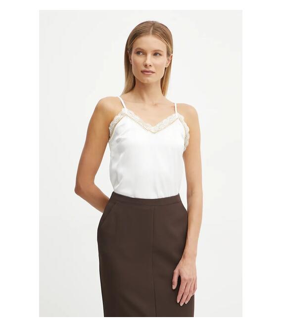 Top Silvian Heach ATIOS χρώμα: άσπρο, GPA24227TO Top Silvian Heach ATIOS χρώμα: άσπρο, GPA24227TO