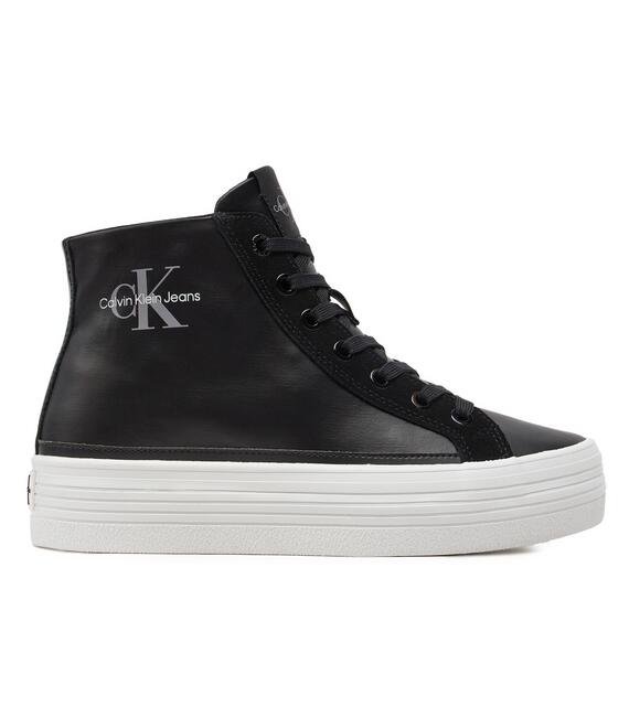 Αθλητικά Calvin Klein Jeans Bold Vulc Flatf Mid Mix Ml Mtr YW0YW01491 Μαύρο