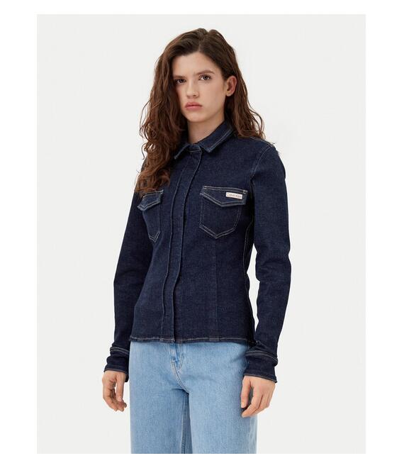 Τζιν πουκάμισο Calvin Klein Jeans