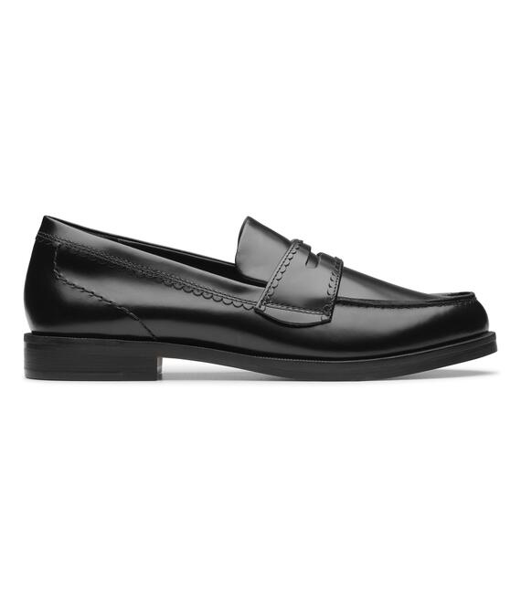 Μοκασίνια Clarks Straven Edge 26181277 Μαύρο