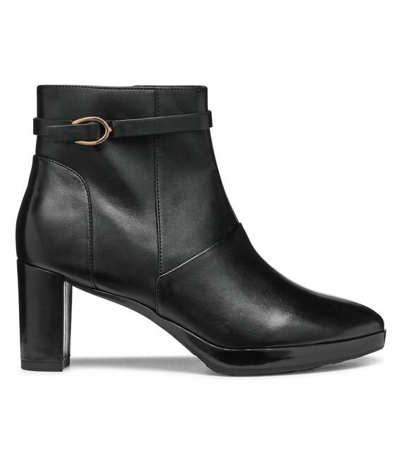 Μποτάκια Geox D Walk Pleasure 60 D46TEA 00043 C9999 Μαύρο