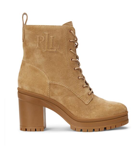 Μποτάκια Lauren Ralph Lauren 802942568001 Καφέ