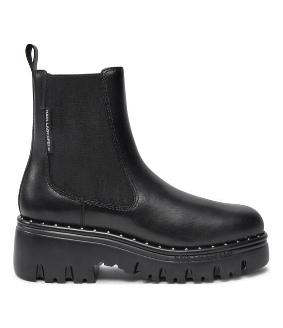 Μποτάκια με λάστιχο KARL LAGERFELD KL45344 Μαύρο