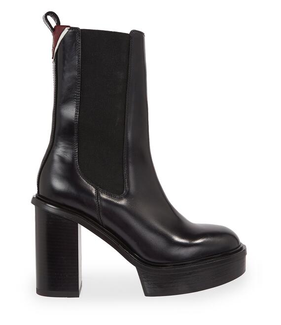 Μποτάκια Tommy Hilfiger Elevated Plateau Chelsea Bootie FW0FW07542 Μαύρο