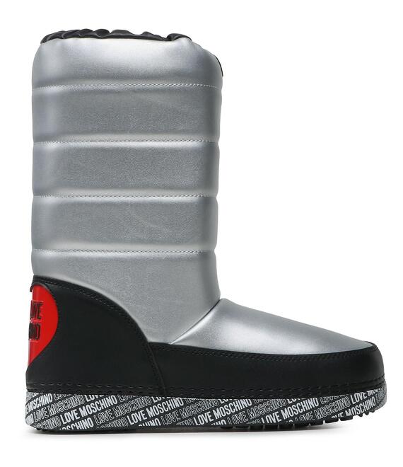Μπότες Χιονιού LOVE MOSCHINO JA24162G1HIT590B Ασημί
