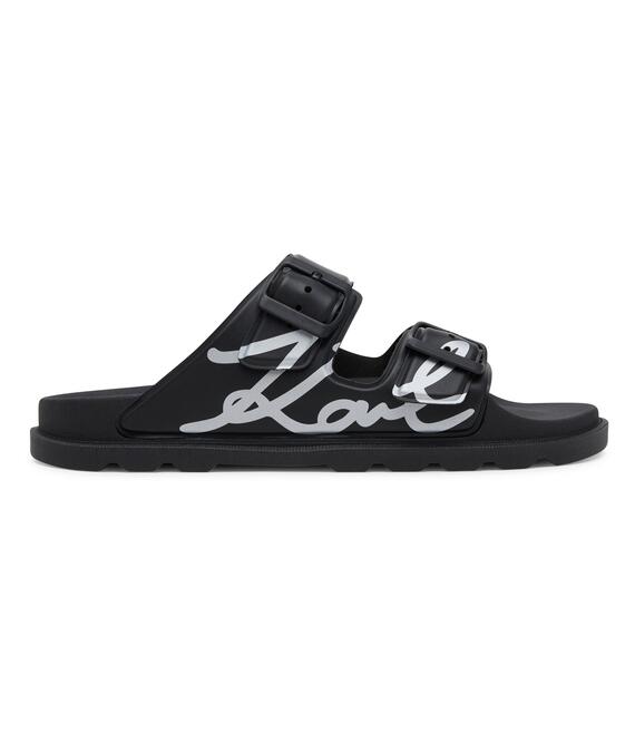 Παντόφλες KARL LAGERFELD Kondo Tred KL80972 Μαύρο