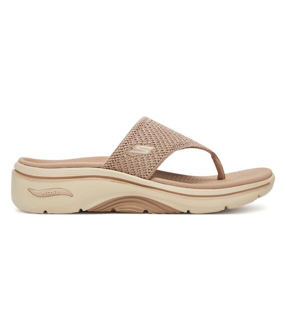 Σαγιονάρες Skechers Go Walk Arch Fit 2.0 Sandal-Carrie 140861/TPE Μπεζ