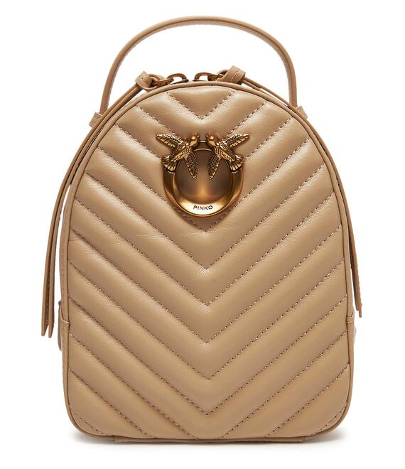 Σακίδιο PINKO Love Click Mini Backpack PE 25 PLTT 103614 A1J2 Μπεζ