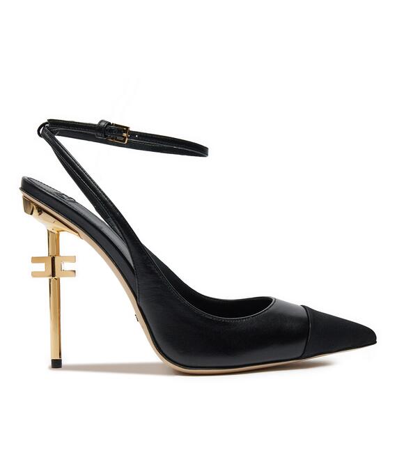 Σανδάλια Elisabetta Franchi SA-25B-46E2-V570 Μαύρο
