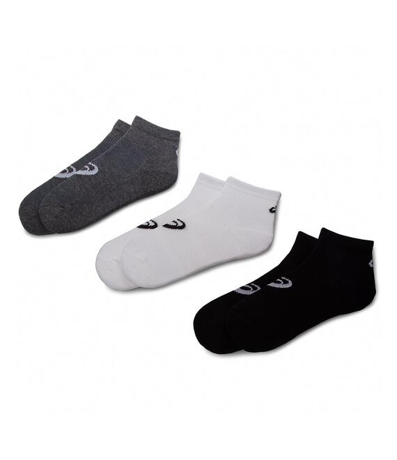 Σετ 3 ζευγάρια κοντές κάλτσες unisex Asics 3PPK Quarter Sock 155205 Γκρι