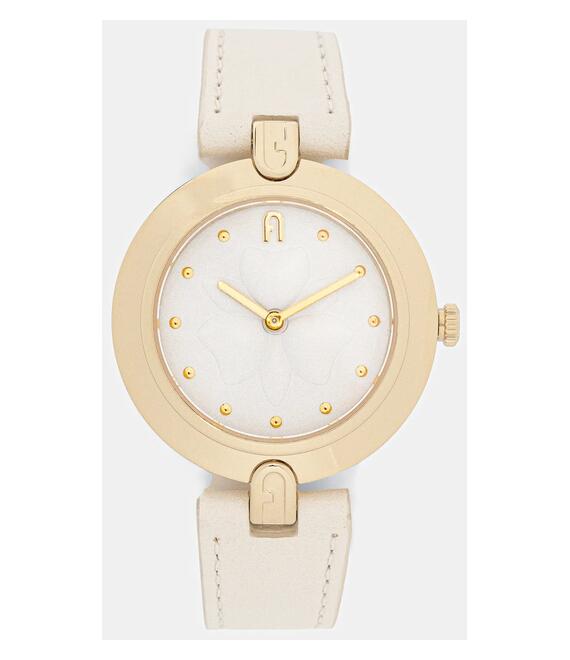 Ρολόι Furla FURLA HERITAGE χρώμα: μπεζ, WW00002011L2