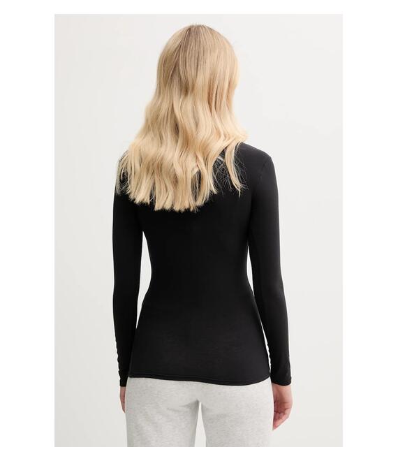 Μακρυμάνικο lounge Polo Ralph Lauren χρώμα: μαύρο, 4P0494
