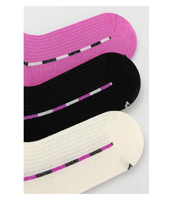 Κάλτσες Fila 3-pack χρώμα: μπεζ, F6134