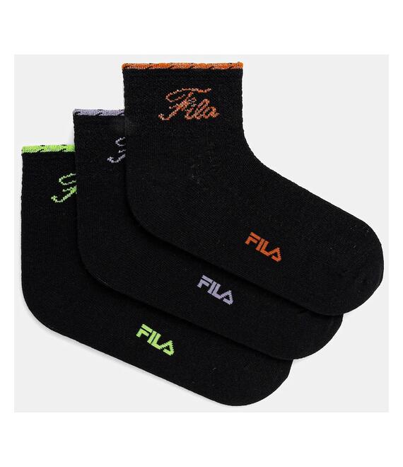Κάλτσες Fila 3-pack χρώμα: μαύρο, F6787
