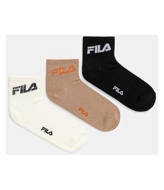 Κάλτσες Fila 3-pack χρώμα: μπεζ, F6789