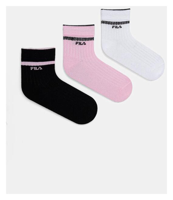 Κάλτσες Fila 3-pack χρώμα: άσπρο, F6797