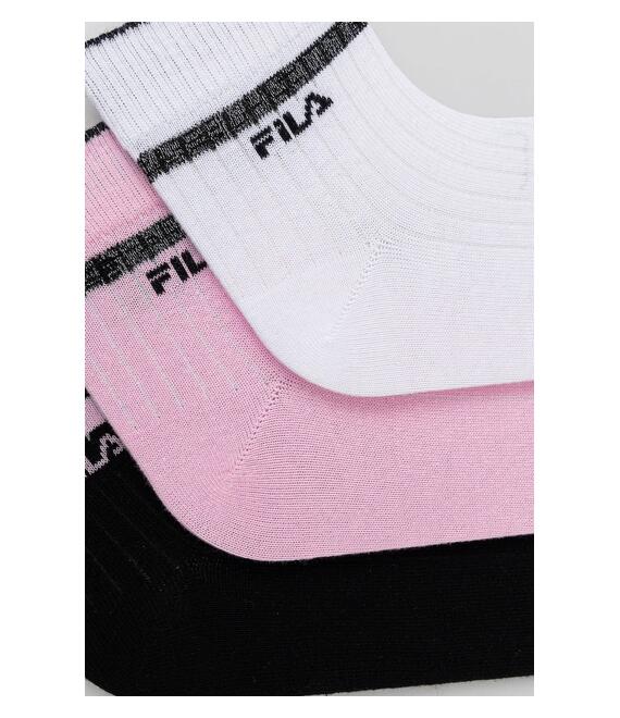 Κάλτσες Fila 3-pack χρώμα: άσπρο, F6797