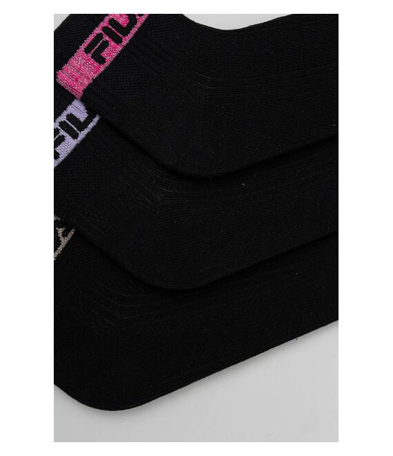 Κάλτσες Fila 3-pack χρώμα: μαύρο, F6798