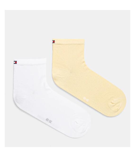 Κάλτσες Tommy Hilfiger 2-pack χρώμα: κίτρινο, 373001001