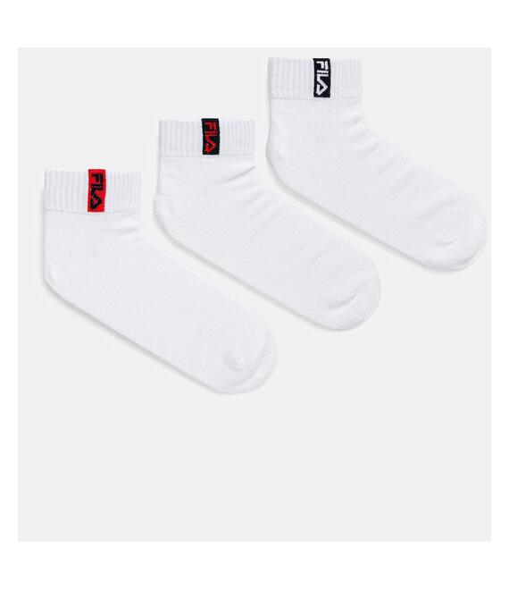 Κάλτσες Fila 3-pack χρώμα: άσπρο, F5509