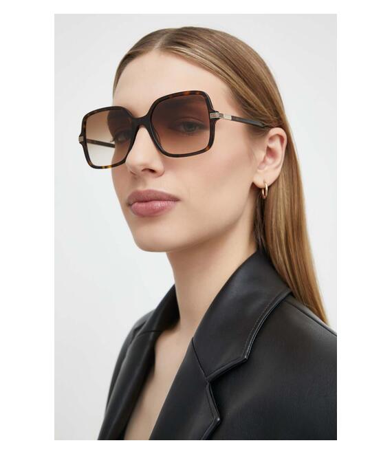Γυαλιά ηλίου Gucci χρώμα: καφέ