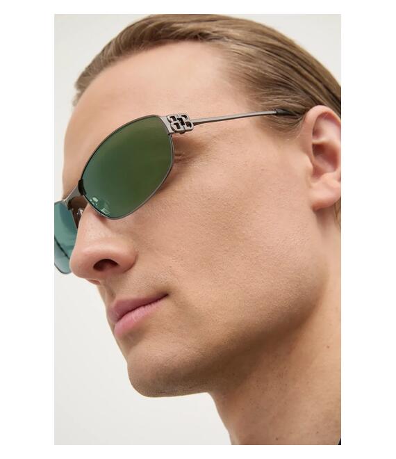 Γυαλιά ηλίου Balenciaga χρώμα: ασημί, BB0336S