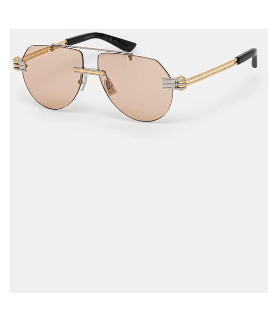 Γυαλιά Bottega Veneta χρώμα: ασημί, BV1342S