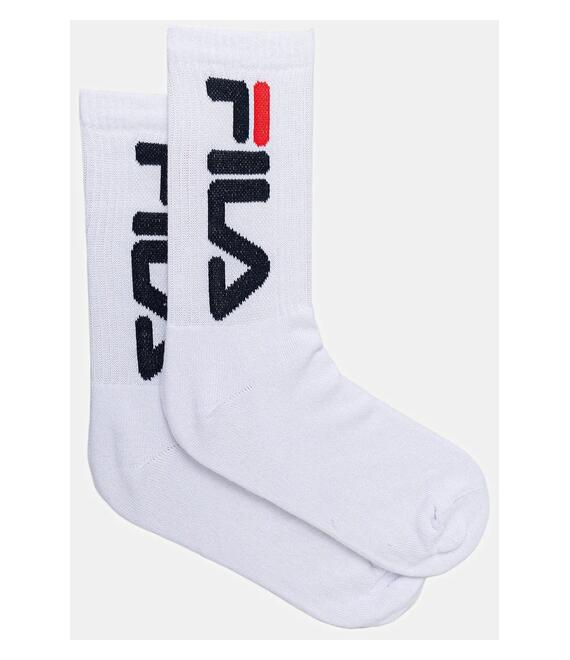 Κάλτσες Fila(2 pack) γυναικείες, χρώμα: άσπρο