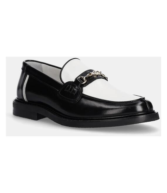 Δερμάτινα μοκασίνια Filling Pieces Loafer Polido χρώμα: μαύρο