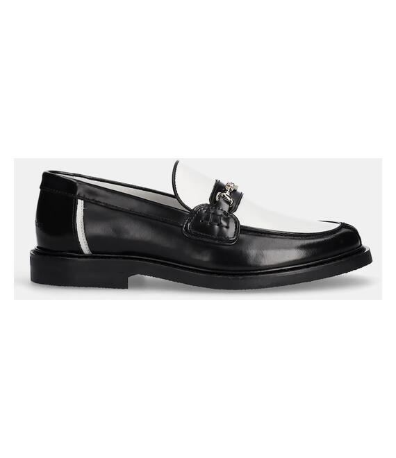 Δερμάτινα μοκασίνια Filling Pieces Loafer Polido χρώμα: μαύρο