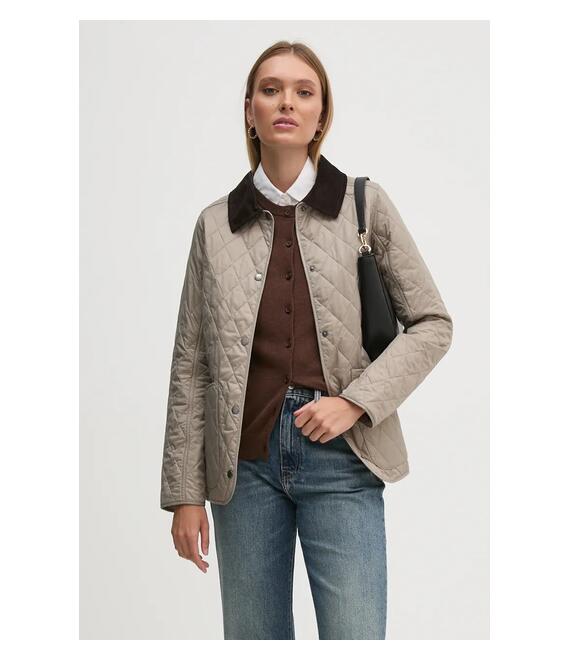 Μπουφάν Barbour χρώμα: μπεζ