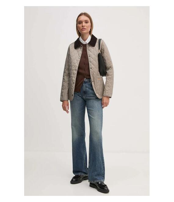 Μπουφάν Barbour χρώμα: μπεζ