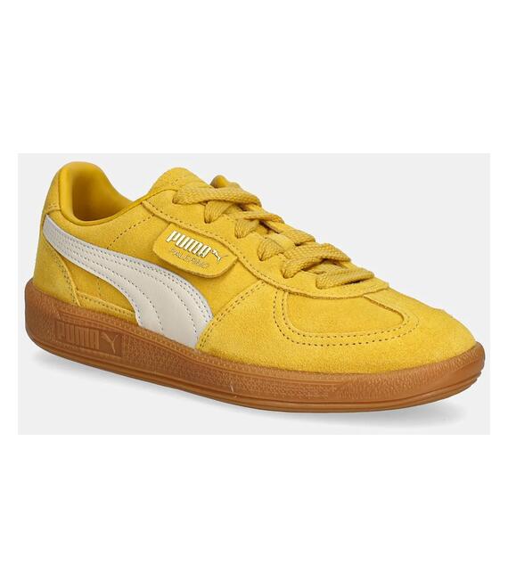 Σουέτ αθλητικά παπούτσια Puma Palermo Cobalt Glaze χρώμα: κίτρινο, 396463