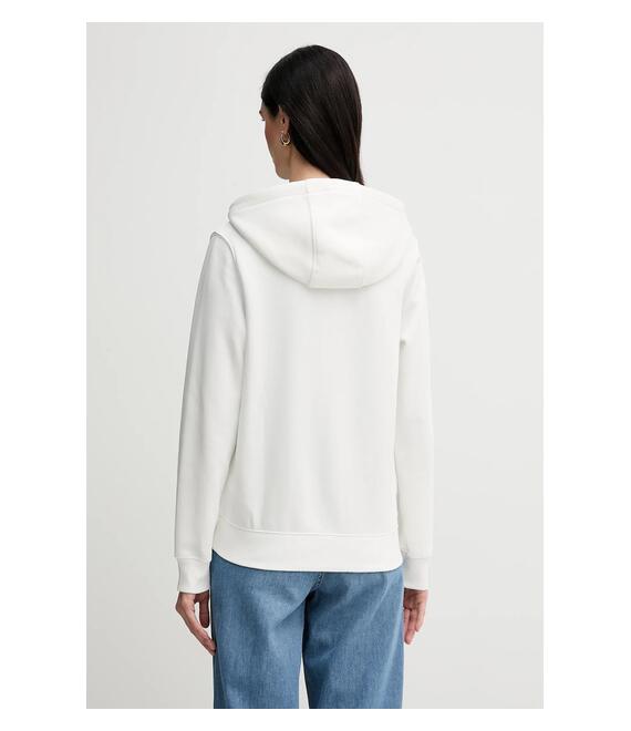 Μπλούζα Tommy Jeans χρώμα: ροζ, με κουκούλα, DW0DW19729