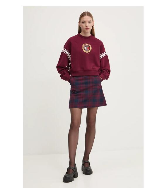 Βαμβακερή μπλούζα Tommy Jeans γυναικεία, DW0DW18772