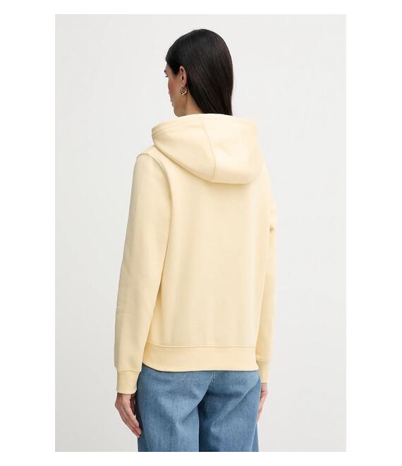 Μπλούζα Tommy Jeans χρώμα: μπορντό, με κουκούλα, DW0DW19958