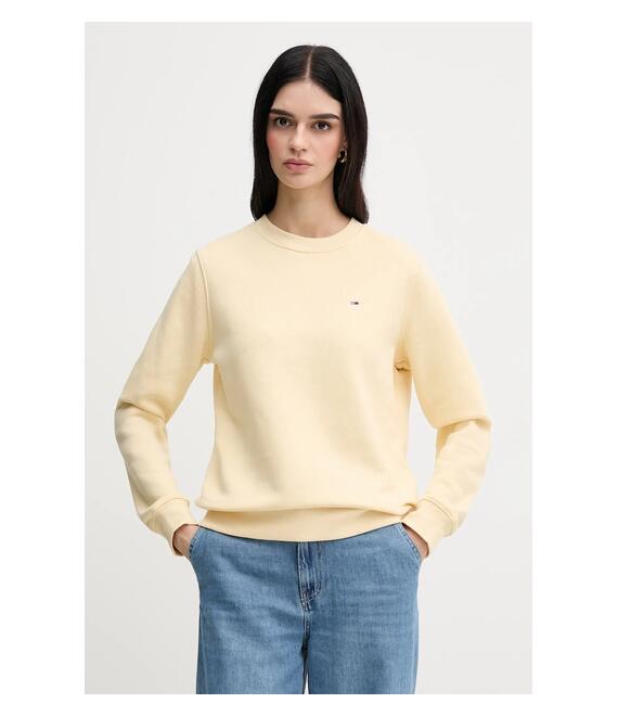 Μπλούζα Tommy Jeans χρώμα: ροζ, DW0DW19959