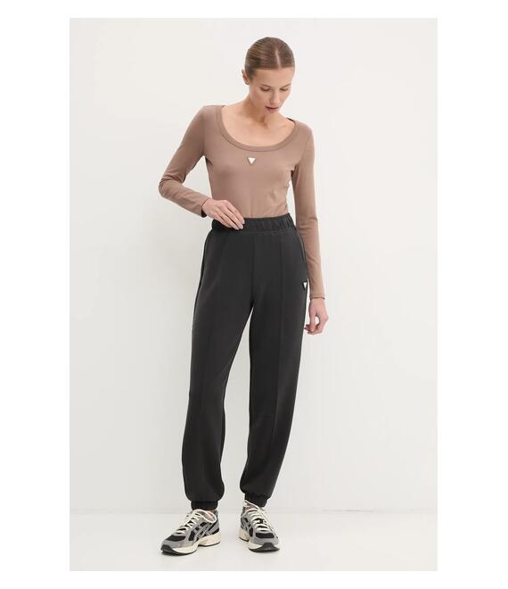 Κορμάκι Guess COLETTE χρώμα: καφέ, V4YP07 J1314