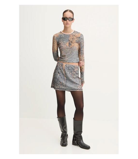 Longsleeve Diesel T-CUTIE-LS χρώμα: γκρι, A14595.0KMAQ