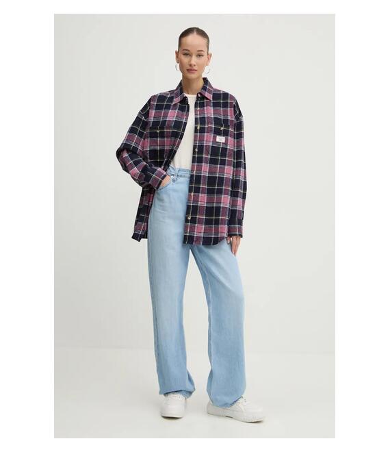 Longsleeve Guess Jeans χρώμα: μπεζ, W4BP41 J1314