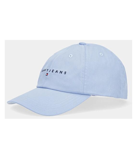 Βαμβακερό καπέλο του μπέιζμπολ Tommy Jeans χρώμα: κίτρινο, AW0AW16868